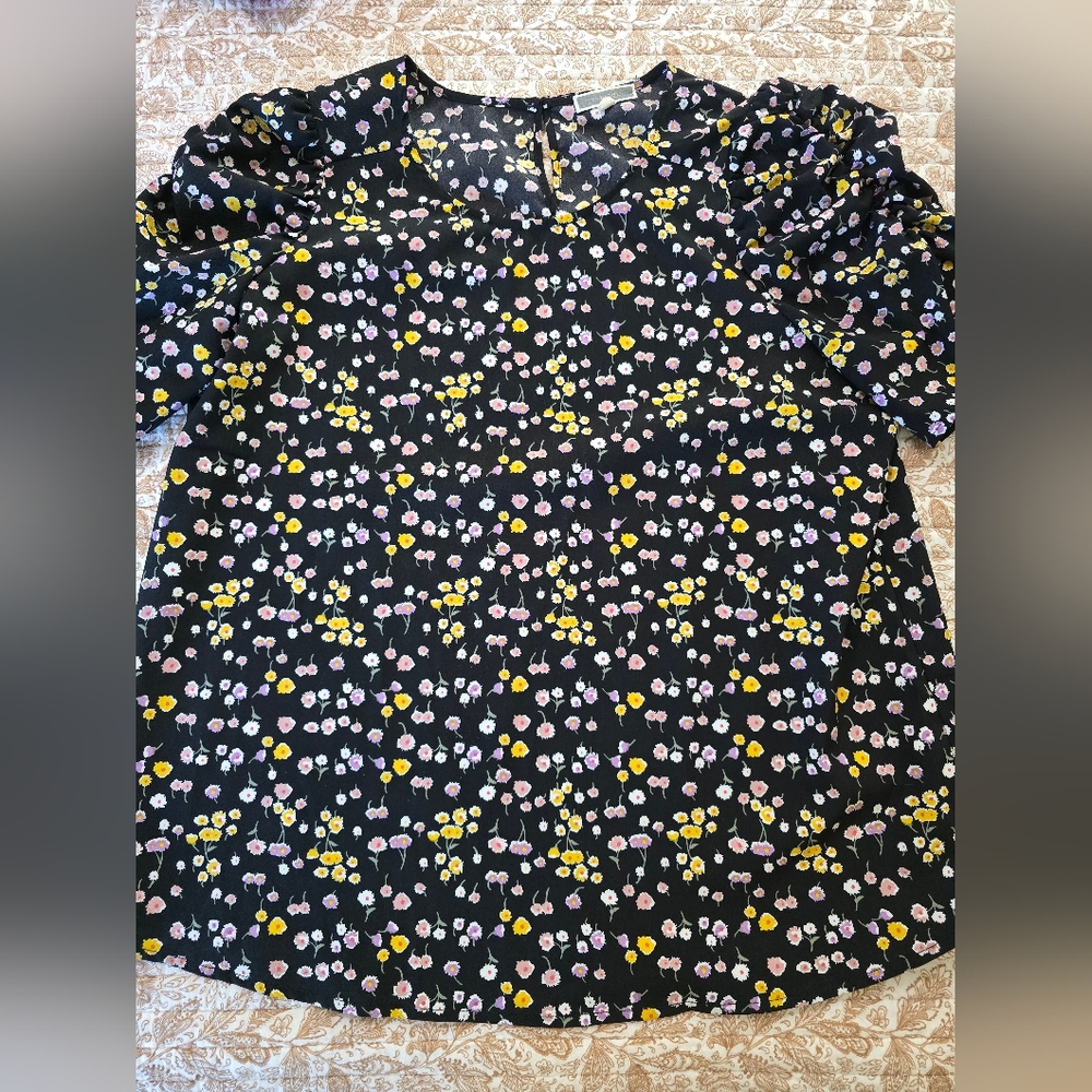 Pleione Floral Blouse, XL